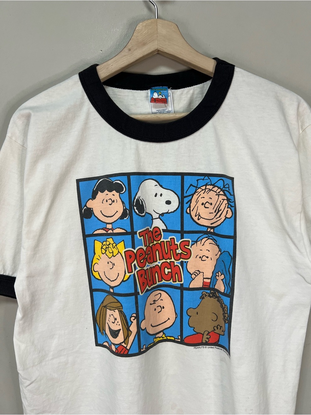Retro Peanuts Ringer T Shirt - Picture 2 of 4
